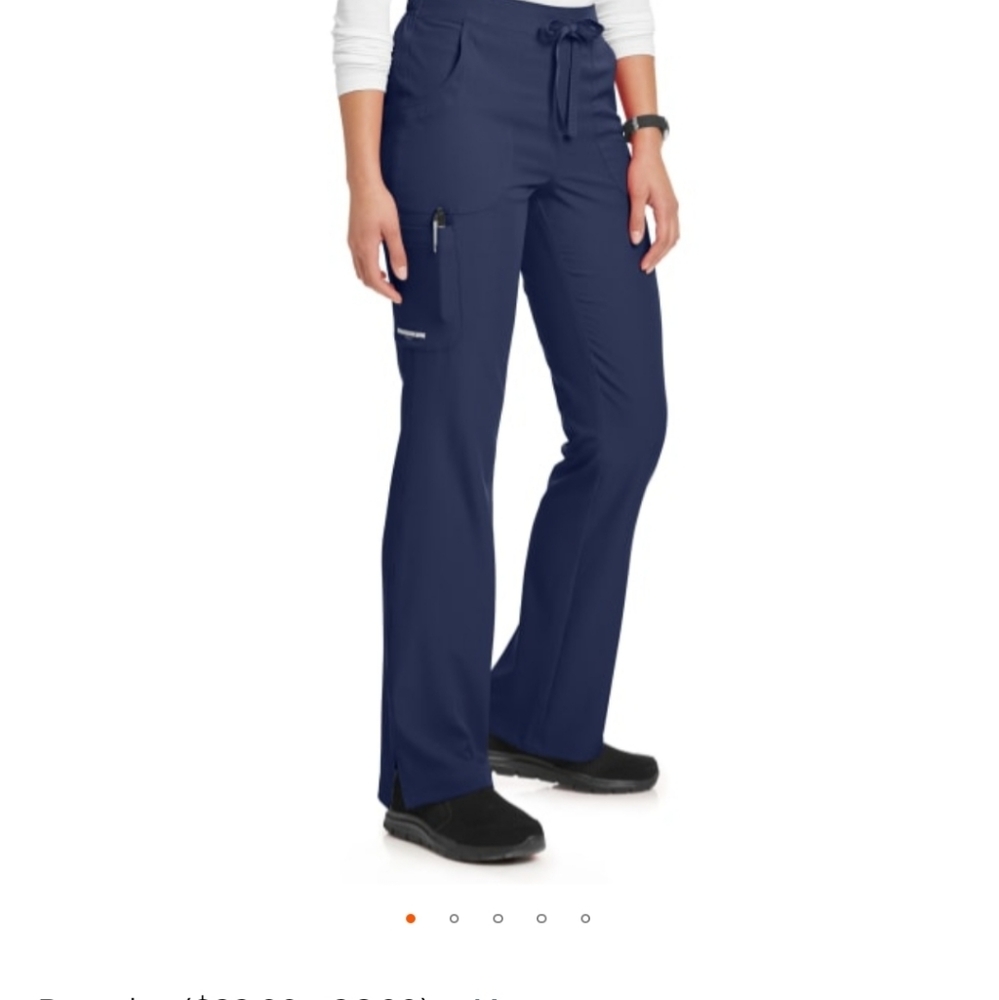 Sketchers scrub pants navy Med petite